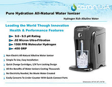 Load image into Gallery viewer, Pure Hydration Alkaline Water Machine | Alkaline Water at Home for Only $.07 per Liter | Ideal pH &amp; Loaded with Antioxidants | Ultra Filtration Removes 99.9% of Over 220 Water Contaminants
