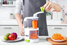 Load image into Gallery viewer, Spiralizer, Spiralizer Vegetable Slicer, Vertical Spiralizer with Adjustable Cuts of 4 Vegetable Pasta Maker and Mandoline Spira Slicer
