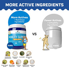 Load image into Gallery viewer, Innovet Pet Advanced Mobility Chews For Dogs – (90 Chews) Dog Treats, Hip &amp; Joint Supplement With MSM, Green Lipped Mussel, Vitamin C &amp; E, Glucosamine for Dogs, Organic Terpene Extract Boosts Immunity
