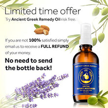 Load image into Gallery viewer, Organic Blend of Olive, Lavender, Almond and Grapeseed oils with Vitamin E. Day and night Moisturizer for Skin, Dry Hair, Face, Scalp, Foot, Cuticle and Nail Care. Natural Body oil for Men and Women
