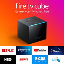 Load image into Gallery viewer, Fire TV Cube, hands-free with Alexa built in, 4K Ultra HD, streaming media player, released 2019
