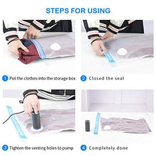 Load image into Gallery viewer, Mini Vacuum Sealer Machine, Electric Mini USB Vacuum Air Pump Food Fresh Travel Vacuum Storage Bags with Electric Pump,Large Medium Space Saver Bags for Food Clothes Travel and Home Use
