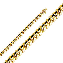 Load image into Gallery viewer, 14k REAL Yellow Gold Solid Men's 8mm Miami Cuban Curb Chain Bracelet - 8.5"
