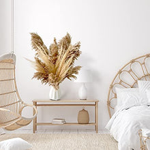 Load image into Gallery viewer, Dried Pampas Grass Decor - 40 Pcs Natural Pompas Floral/ Dried Pompous Grass Boho Plant for Flower Arrangements Wedding Home Decor(30 Pcs Brown Pampas Grass &amp; 10 Pcs Beige Pampas Grass)
