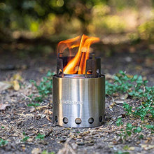 Load image into Gallery viewer, Solo Stove Lite Portable Camping Hiking Survival Backpacking Stove Powerful Efficient Wood Burning and Low Smoke Gasification Rocket Stove for Quick Boil Compact 4.2 Inches and Lightweight 9 Ounces
