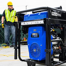 Load image into Gallery viewer, DuroMax XP15000EH Dual Fuel Portable Generator-15000 Watt Gas or Propane Powered Electric Start-Home Back Up &amp; RV Ready, 50 State Approved, Blue and Black
