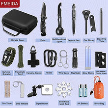 Load image into Gallery viewer, Gifts for Men Dad Husband Fathers Day, Survival Gear and Equipment Survival Kit, Christmas Stocking Stuffers Cool Gadgets Ideas for Him Teen Boy Boyfriend Hunting Hiking Emergency Camping Accessories
