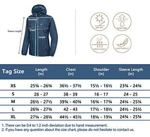 Load image into Gallery viewer, Little Donkey Andy Women's UPF 50 Protection Jacket Lightweight Packable Full Zip Hoodie for Running Cycling Walking, Navy Blue Large
