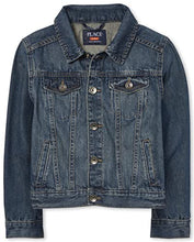 Load image into Gallery viewer, The Children's Place boys Basic Denim outerwear jackets, Streamwash, Large US
