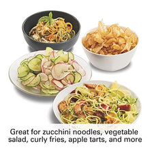 Load image into Gallery viewer, Hamilton Beach 3-in-1 Electric Vegetable Spiralizer &amp; Slicer With 3 Cutting Cones for Veggie Spaghetti, Linguine, and Ribbons, 6-Cups, Black
