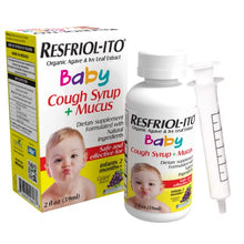 Load image into Gallery viewer, Resfriolito Baby Cough Syrup + Mucus 2 fl oz Infants 2 Months+ Grape Flavor - Jarabe para la TOS + Flemas
