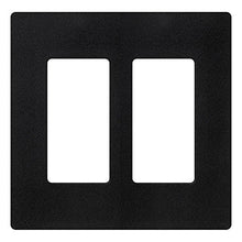 Load image into Gallery viewer, Lutron Claro 2 Gang Decorator Wallplate, SC-2-MN, Midnight
