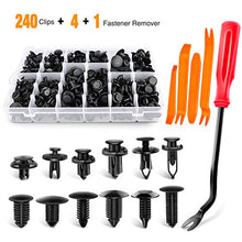 Load image into Gallery viewer, GOOACC 240PCS Bumper Retainer Clips Car Plastic Rivets Fasteners Push Retainer Kit Most Popular Sizes Auto Push Pin Rivets Set -Door Trim Panel Fender Clips for GM Ford Toyota Honda Chrysler
