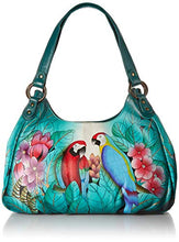 Load image into Gallery viewer, Anna by Anuschka womens Hobo Ruched Handbag Genuine Leather, Brazilian Beauties, One Size US

