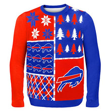 Load image into Gallery viewer, NFL Buffalo Bills BUSY BLOCK Ugly Sweater, X-Large
