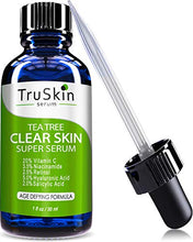 Load image into Gallery viewer, TruSkin Tea Tree Clear Skin Serum with Vitamin C, Salicylic Acid &amp; Retinol, 1fl oz
