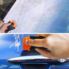 Load image into Gallery viewer, 3 Pack Double Edge Razor Blade Scraper Set with 20 Pcs Replacement Scraper Blades, Multi-Purpose Scraper Cleaning Tool for Scraping Labels, Decals, Stickers, Paint from Glass, Stovetop, Subfloor
