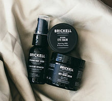 Load image into Gallery viewer, Brickell Men's Advanced Anti-Aging Routine, Night Face Cream, Vitamin C Facial Serum and Eye Cream, Natural and Organic, Scented
