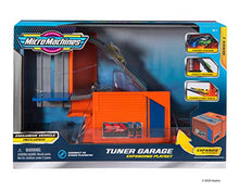 Load image into Gallery viewer, Micro Machines Core Playset, Car Tuner Garage Station - Expandable and Connectable to Other MM Sets, Includes One Exclusive Vehicle - Collect Them All
