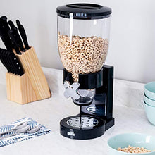 Load image into Gallery viewer, Honey-Can-Do Dry Food Dispenser, Single Control, Black/Chrome
