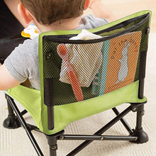 Load image into Gallery viewer, Summer Pop ‘n Sit Booster Seat, Green – Booster Chair for Indoor/Outdoor Use – Fast, Easy and Compact Fold , Can be Used as a Portable Highchair – For 6 months to 4 years (up to 37 pounds)
