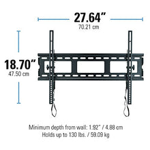 Load image into Gallery viewer, Sanus Low Profile Tilt TV Wall Mount For 37" - 80" LED, LCD &amp; Plasma Flat Screen TVs - MLT14-B1
