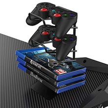 Load image into Gallery viewer, EUREKA ERGONOMIC Metal Gaming Accessories Bundle: Cup Holder, Headset Hook &amp; Controller Game Rack (S, Black)
