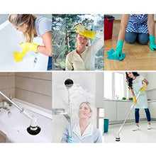 Load image into Gallery viewer, Electric Spin Scrubber 360 Cordless Power Bathroom Scrubber Tub and Tile Shower Scrubber, Floor Scrubber with Long Handle and 3 Replaceable Cleaning Brush Heads for Cleaning Tile Wall Bathtub Kitchen
