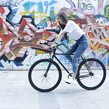 Load image into Gallery viewer, AVASTA Single-Speed Fixed Gear Urban Commuter Bike for Women and Men,Light weihgt Unisex Fixie Bike,Flat Handlebar and Flip Flop Hub City Road Bike,58 Black
