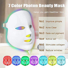 Load image into Gallery viewer, 7 Color Facial Mask | Photon Face Skin Care System | Healthy Smooth Skin Rejuvenation | Anti-Aging, Tightening, Toning, Wrinkle Acne Treatment | Collagen Restoring &amp; Whitening Device
