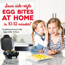 Load image into Gallery viewer, Dash DBBM450GBRD08 Deluxe Sous Vide Style Egg Bite Maker with Silicone Molds for Breakfast Sandwiches, Healthy Snacks or Desserts, Keto &amp; Paleo Friendly, (1 large, 4 mini), Red
