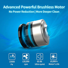 Load image into Gallery viewer, INSE Cordless Stick Vacuum Cleaner 23KPa Powerful Suction with 250W Motor, Stick Handheld Vacuum Lightweight Quiet Rechargeable 2500mAh for Bed Car Pet Hair Hardwood Floor Carpet - S6
