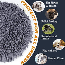 Load image into Gallery viewer, Snuffle Mat for Dogs, 19" x 19" Dog Snuffle Mat Dog Enrichment/Puzzles Toys Dog Feeding Mat Brain Stimulating Toys Pet Gifts for All Dogs
