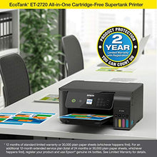 Load image into Gallery viewer, Epson EcoTank ET-2720 Wireless Color All-in-One Supertank Printer with Scanner and Copier - Black
