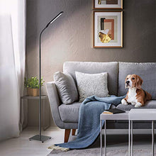 Load image into Gallery viewer, Miroco LED Floor Lamp with 4 Brightness Levels &amp; 4 Colors Temperatures, Adjustable LED Floor Light, Dimmable Adjustable Reading Standing Lamp for Sewing Painting Piano Puzzle Craft Bedroom Office
