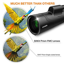Load image into Gallery viewer, Monocular Telescope - 12X50 High Power 【HD Monocular for Bird Watching】 with Smartphone Holder &amp; Tripod IPX7 Waterproof Monocular Made by Hyper FMC BAK4 Prism &amp; Eco-Friendly Materials
