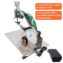Load image into Gallery viewer, ColouredPeas 2021 Cobbler Sewing Machine 110V 250W Motor with Stainless Steel Base Eletrical and Manual Sets Leather Sewing Machine for Leather/Shoes/Bags/Clothes/Quilts/Coats/Trousers
