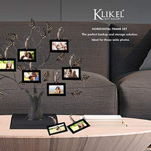 Load image into Gallery viewer, Klikel Family Tree Photo Frame Ornaments - 8 Horizontal Hanging Picture Frames - 1.5" X 2.5" Photo Opening
