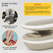 Load image into Gallery viewer, Bag Sealer, 2 In1 Food Sealer for Food Savers Mini and Cutter Portable Handheld Heat Vacuum Sealer with Detachable Hook for Snack Plastic Bag Food Storage
