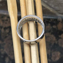 Load image into Gallery viewer, Natural Rainbow Moonstone 925 Solid Sterling Silver Men's Ring Size 6, 7, 8, 9, 10, 11, 12, 13
