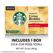 Load image into Gallery viewer, Starbucks Flavored K-Cup Coffee Pods — Crème Brûlée for Keurig Brewers — 1 box (10 pods)
