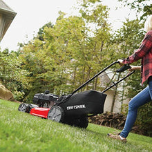 Load image into Gallery viewer, Craftsman M215 159cc 21-Inch 3-in-1 High-Wheeled FWD Self-Propelled Gas Powered Lawn Mower with Bagger
