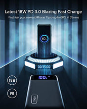 Load image into Gallery viewer, INIU Portable Charger, 18W PD3.0 QC4.0 Fast Charging LED Display 20000mAh Power Bank, Tri-Outputs Battery Pack Compatible with iPhone 12 11 XS X 8 Samsung S20 Google LG iPad Tablet etc. [2021 Version]
