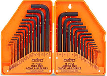 Load image into Gallery viewer, HORUSDY 30-Piece Hex Key Set, Allen Wrench Set Inch/Metric MM(0.7mm-10mm) SAE(0.028"-3/8)
