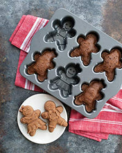 Load image into Gallery viewer, Nordic Ware Gingerbread Kids Cakelet Pan
