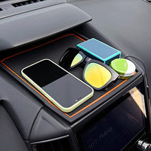 Load image into Gallery viewer, JKCOVER Dashboard Mats Compatible with Subaru Crosstrek/Impreza 2018-2022 and Subaru Forester 2019-2022 Accessories Center Console Liner Mats Inserts Rubber mats （Orange）
