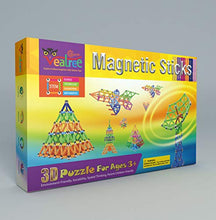 Load image into Gallery viewer, Veatree 160 Pcs Magnetic Building Sticks Blocks Toys, Magnet Educational Toys Magnetic Blocks Sticks Stacking Toys Set for Kids and Adult, Non-Toxic Building Toy 3D Puzzle with Storage Bag
