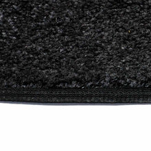 Load image into Gallery viewer, Flame 4' Half Round Polyester Fireplace Rug - Black
