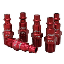 Load image into Gallery viewer, ColorFit by Milton Coupler &amp; Plug Kit - (M-Style, Red) - 1/4" NPT, (14-Piece) - S-314MKIT

