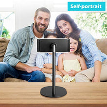 Load image into Gallery viewer, EICAUS Cell Phone Holder＆Tablet Stand for Desk, 360 ̐ Rotating, Compatible with 5.5’’ to 11’’Screen Phones, iPad, Kindle, ipad ＆ iPhone Stands and Holders, Adjustable Phone Holder from 5.5’’ to 8.5’’
